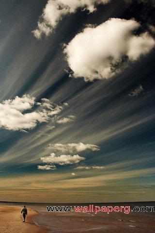 Speeding clouds