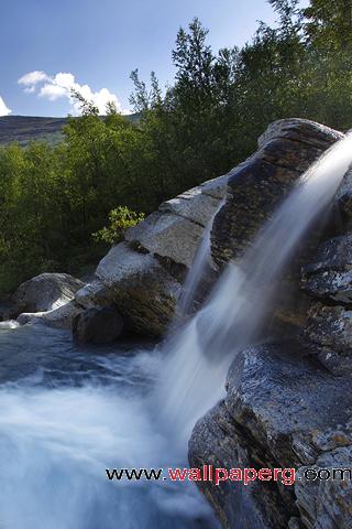 Natures waterfall