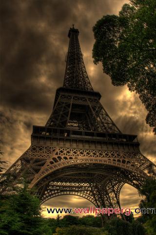 Download Eiffel tower - Abstract iphone wallpaper for your mobile cell phone
