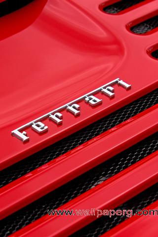 Ferrari rear closeup