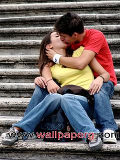 Kissing couple