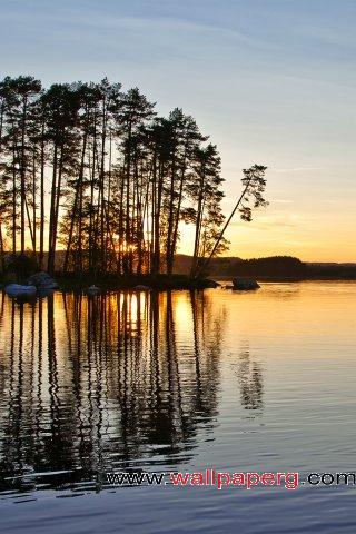 Sweden midnight sun