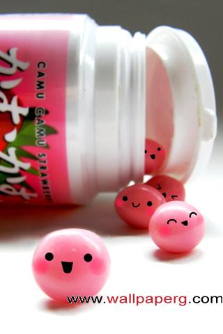 Happy gum balls