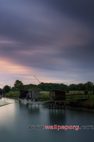 Calm river right