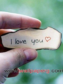 Love on wood