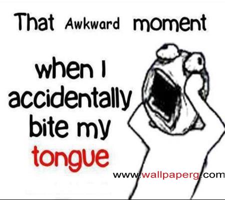 Awkward moment