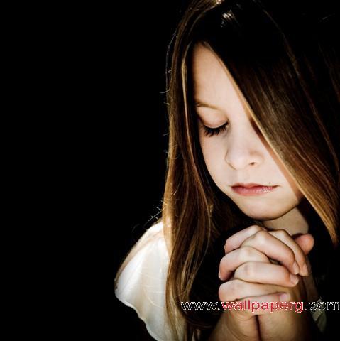 Praying girl