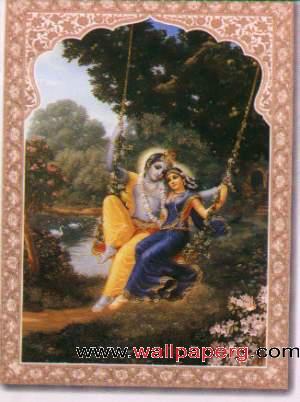 Jhula sang krishna radha