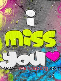 Download I miss you my love - Saying quote wallpapers for your mobile cell  phone