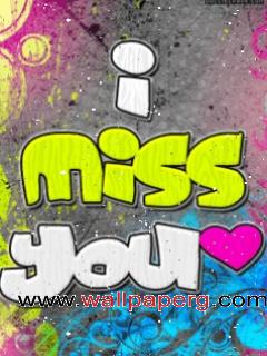  Wallpaper on Miss You My Love   Saying Quote Wallpapers For Your Mobile Cell Phone