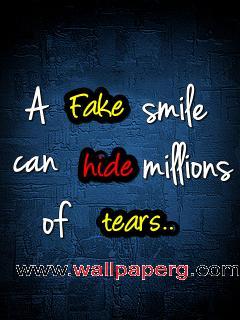 Fake smile