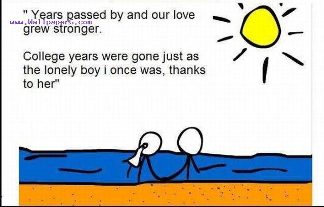 Love grew stronger