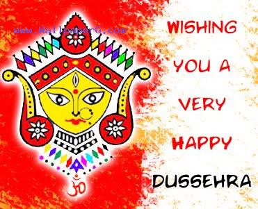 Happy dussehra greetings cards