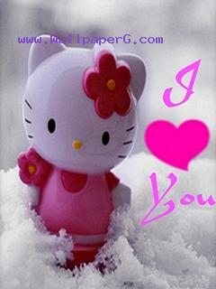 Pink kitty love