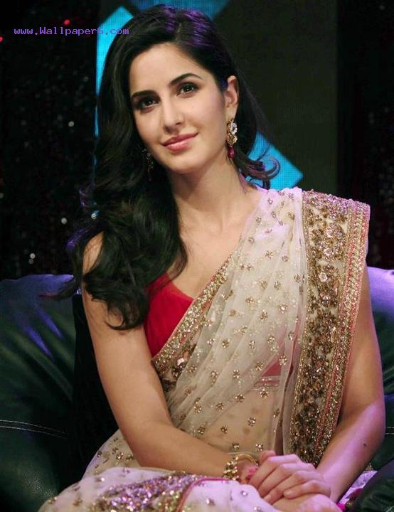 Download Katrina kaif in saree - Cool actress images for your mobile cell  phone