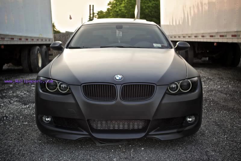 Bmw e92 335i coupe  matte black