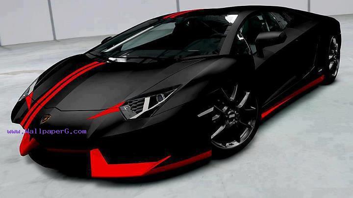 Lamborghini aventador red n black