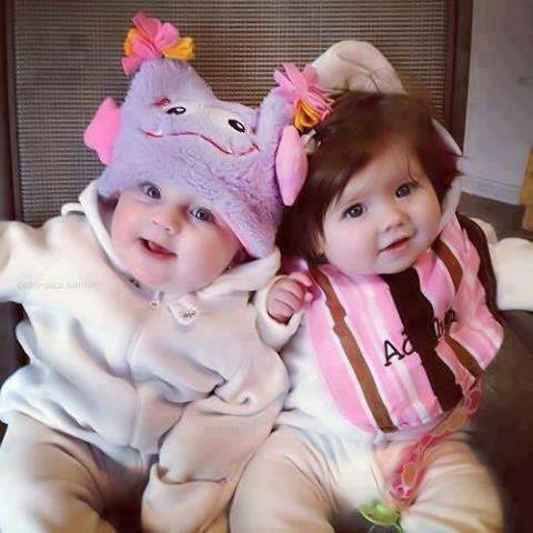Download Cute twin babies - Cute baby for your mobile cell phone