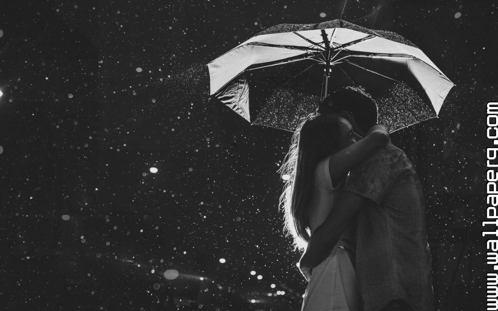 Download Love couple hug and kiss in rain hot wallpaper 1024x640 - Hug day  for your mobile cell phone