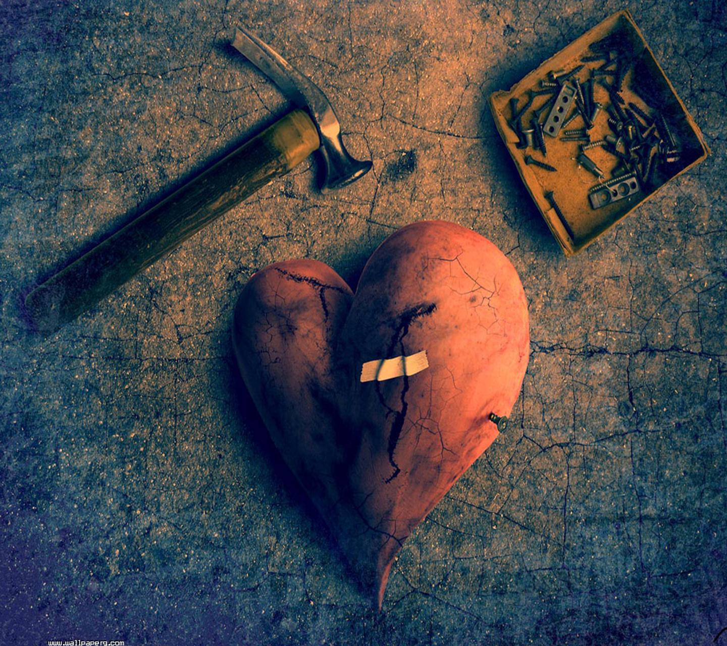 Download Broken heart(1) - Hurt wallpapers for your mobile cell phone