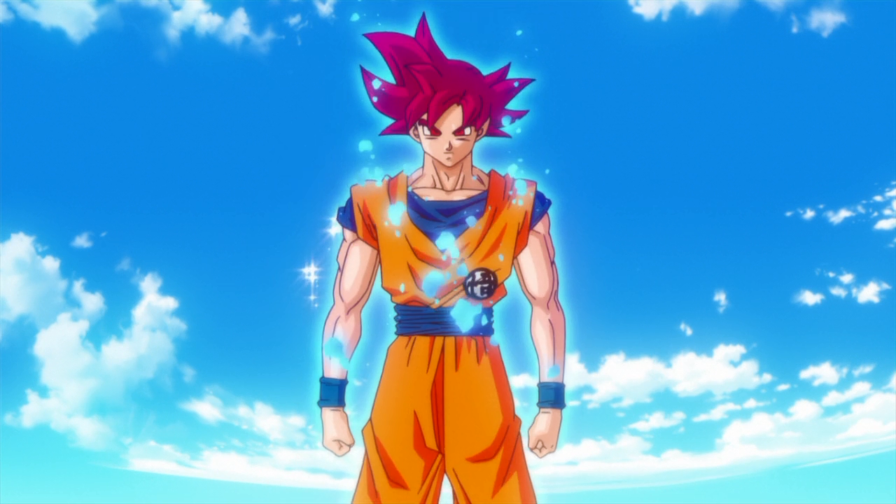 dragon ball z wallpaper goku super saiyan god