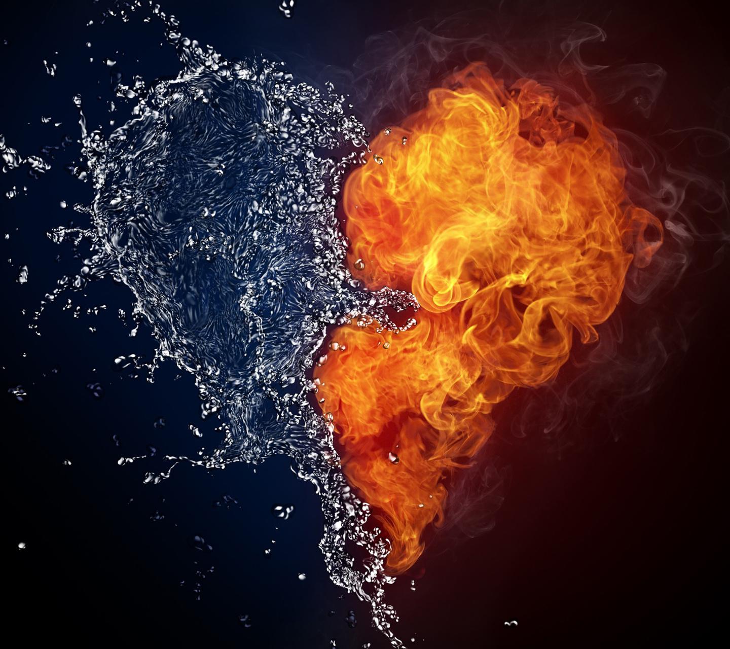 Download Burning heart hd wallpaper for iphone - Heart and rose hd wallpaper  for your mobile cell phone