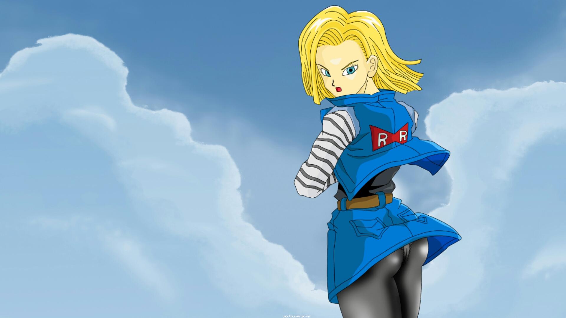 Download "Android 18 wallpaper" wallpaper for mobile cell phone. 