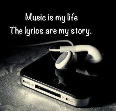 Download Music is my world - Saying quote wallpapers for your mobile cell  phone