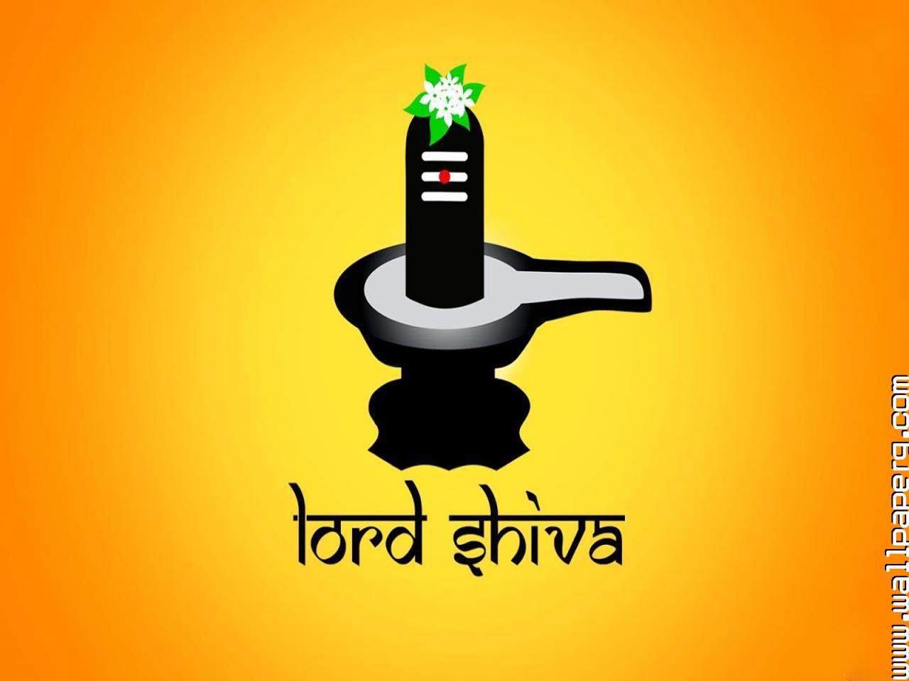 Download Shiva shivling yellow - Spiritual wallpaper- For Mobile Phone