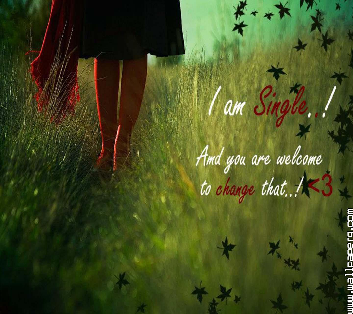 Download I am single - Rose day wallpapers for your mobile cell phone