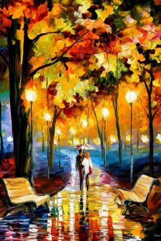 Download Oil paintings - Abstract iphone wallpaper Hd wallpaper or ...