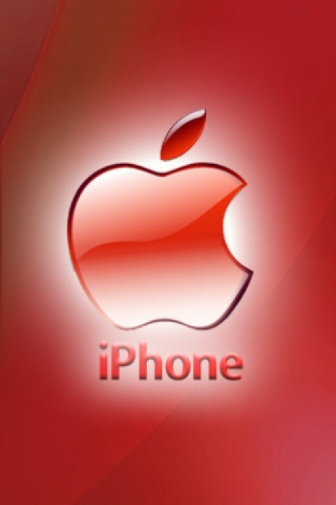 Iphone Red Apple Theme 3d Abstract Wallpaper For Your Mobile Cell Phone - 3d Theme Wallpaper For Iphone